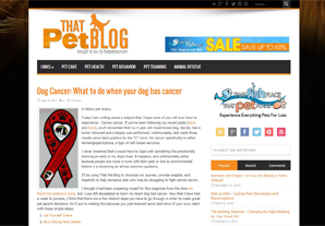 that pet blog