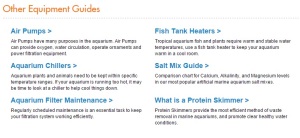 Aquatic Article Archive Other Equipment Guides